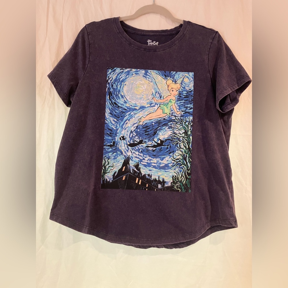 Tinkerbell, Disney, Van Goph Starry Night parody, women’s size 1x